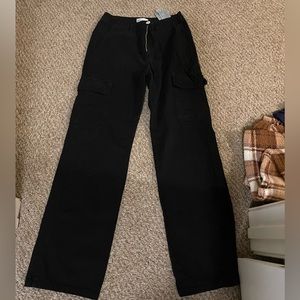 Zara black cargo pants